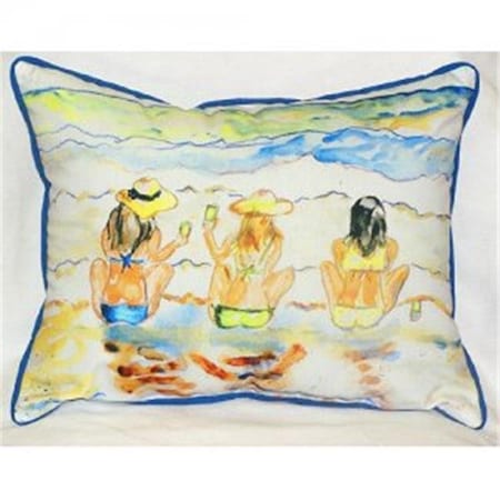 Betsy Drake Betsy Drake HJ608 Bottoms Up Throw Pillow; 16 x 20 in. HJ608
